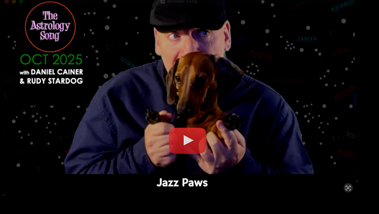 Daniel Cainer Astrology Song